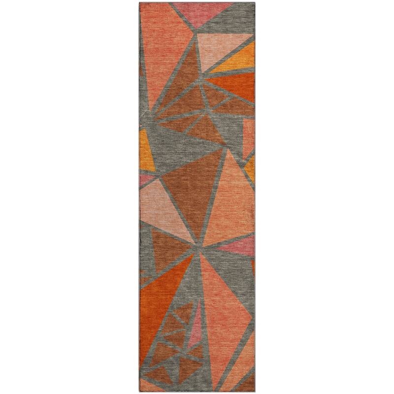 Premium Washable Super Soft Contemporary Mosaic Mayfield Rug