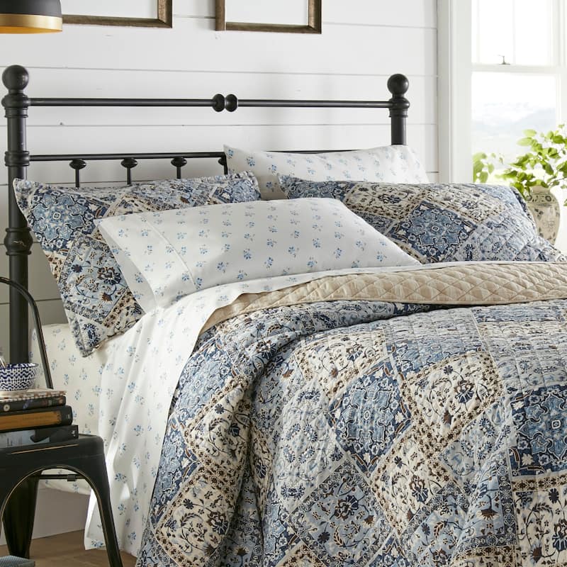 Stone Cottage Arell Reversible Cotton Quilt Set