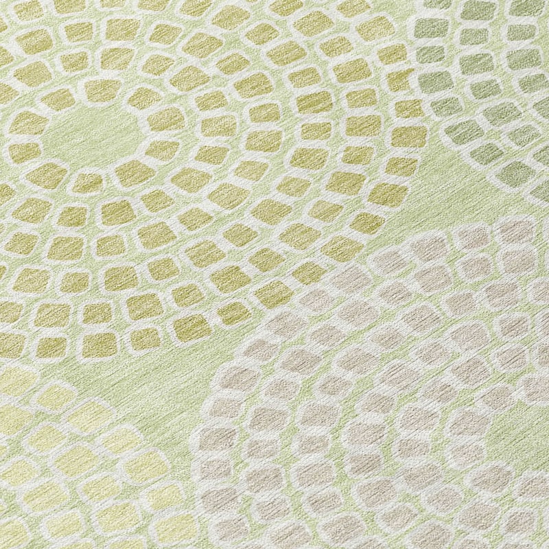 Machine Washable Indoor/ Outdoor Chantille Contemporary Geo Rug