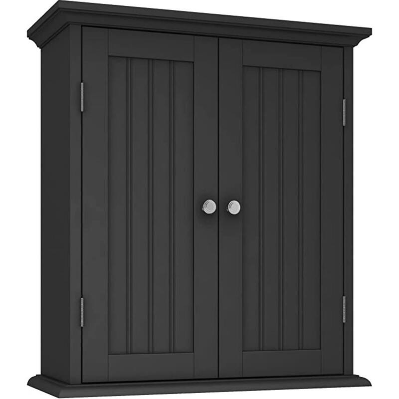 Bathroom Wall Cabinet with 2 Doors and Adjustable shelves