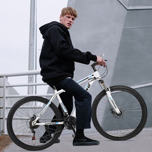 29 Inch 21 Speed High Carbon Steel Front And Rear Disc Brake Front