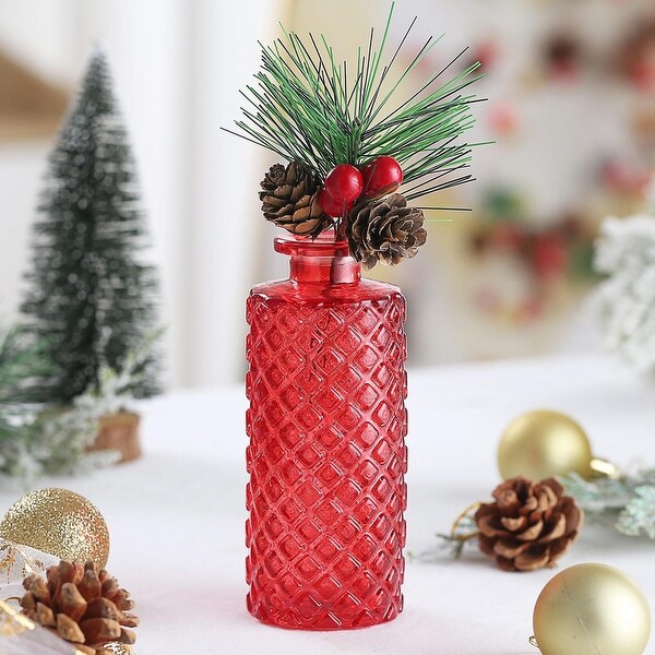 Mini Glass Bud Vase Set, Home Decor, Wedding Decor, Party