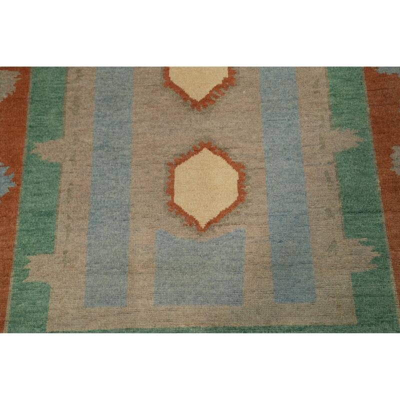 Vegetable Dye Gabbeh Turkish Area Rug Handmade Carpet - 9' 1'' X 6' 0''