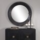 preview thumbnail 6 of 4, Uttermost Frazier Round Industrial Mirror