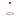 Artcraft Ari - Integrated LED Pendant - Black Finish - Ribbed Clear Diffuser Shade