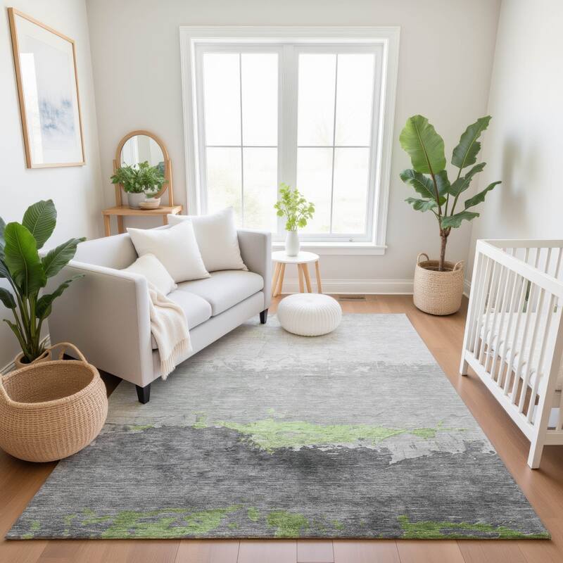 Premium Washable Super Soft Contemporary Ombre Mayfield Rug