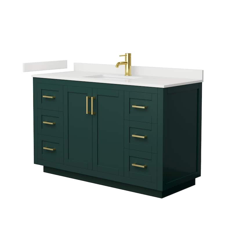 Wyndham Collection WCF292954S-QTZ-UNSMXX Miranda 54" Free Standing