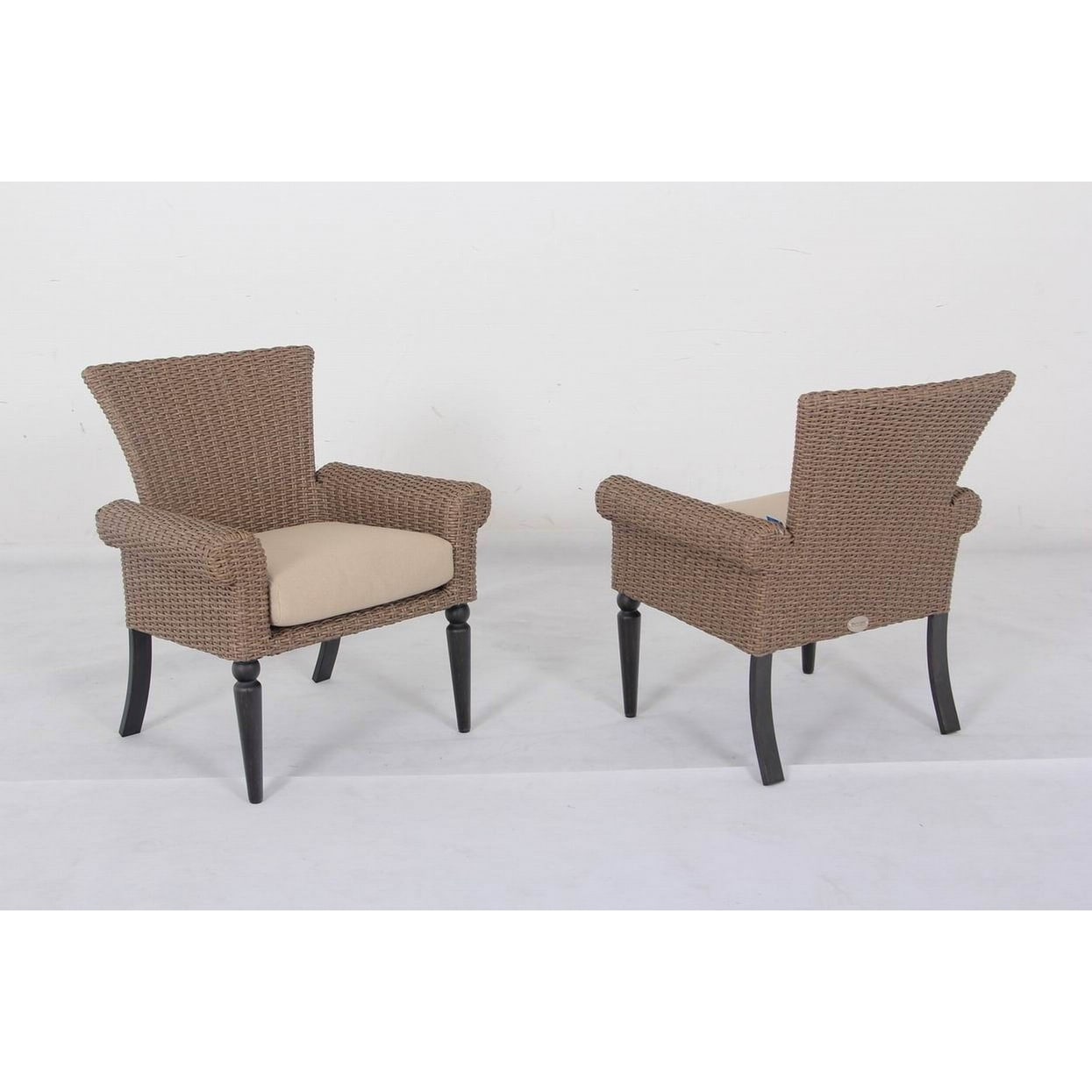 Barcalounger Outdoor Living Pacific Shoreline Dining Chairs With Aluminum Frame