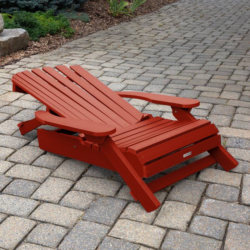 HIGHWOOD King-Size Folding and Reclining Adirondack Chair
