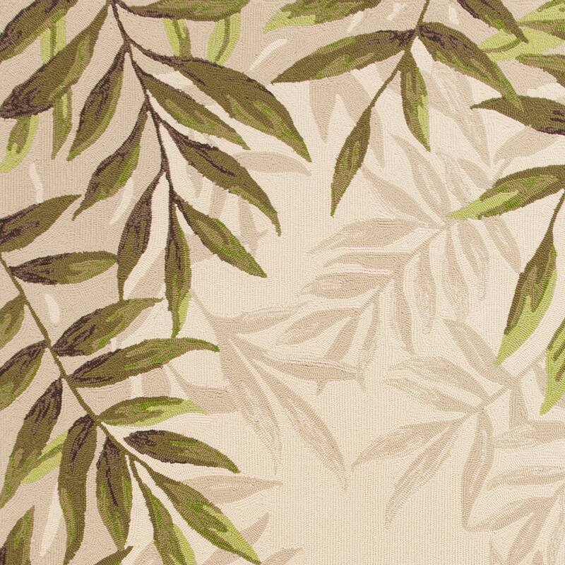 Domani Trails Tropical Border Indoor/Outdoor Rug