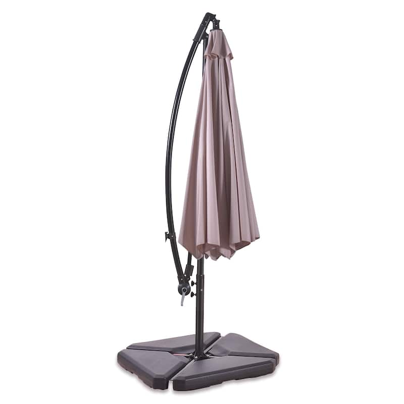 Aspen 10-foot Offset Cantilever Hanging Patio Umbrella