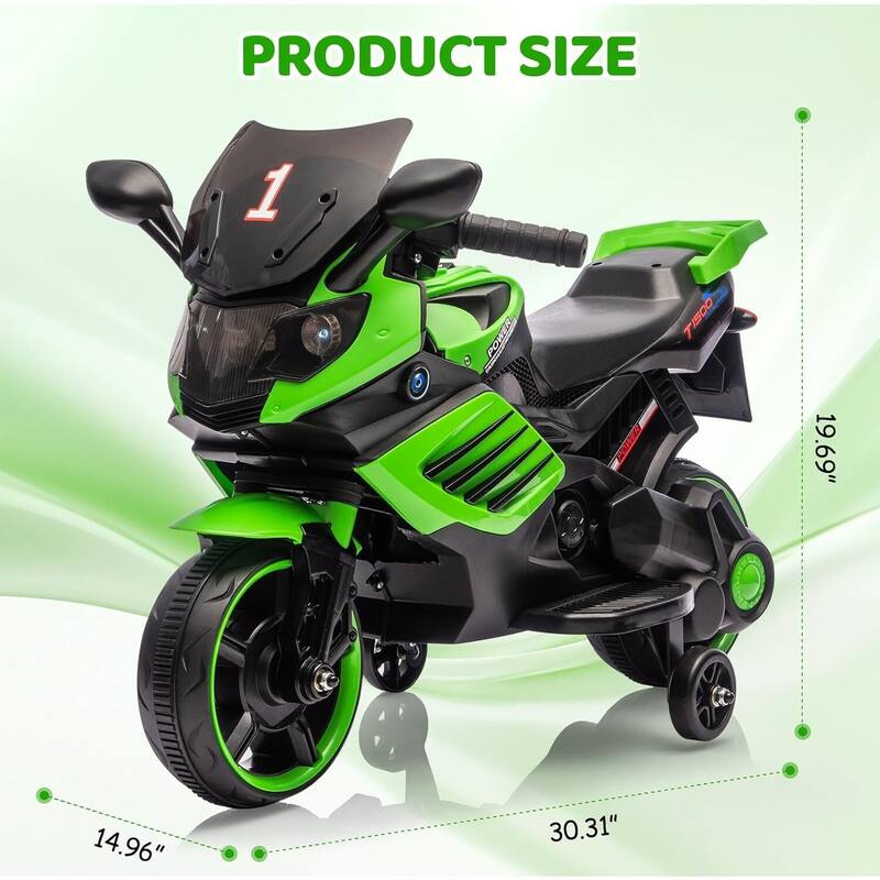 Kids 6V Ride On Motorcycle, Ride On Toys for Kids Best Gift