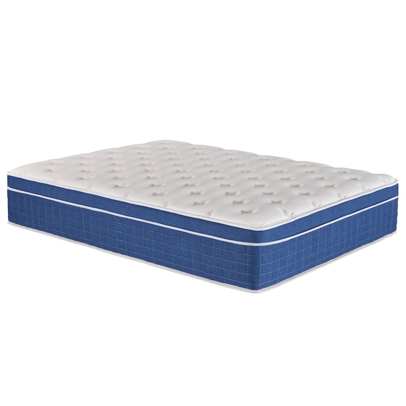 14" Queen Size Hybrid Mattress,Memory Foam,Pocket Springs,Medium Firm