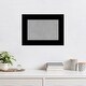 preview thumbnail 49 of 50, Amanti Art Basic Black Framed Magnetic Board