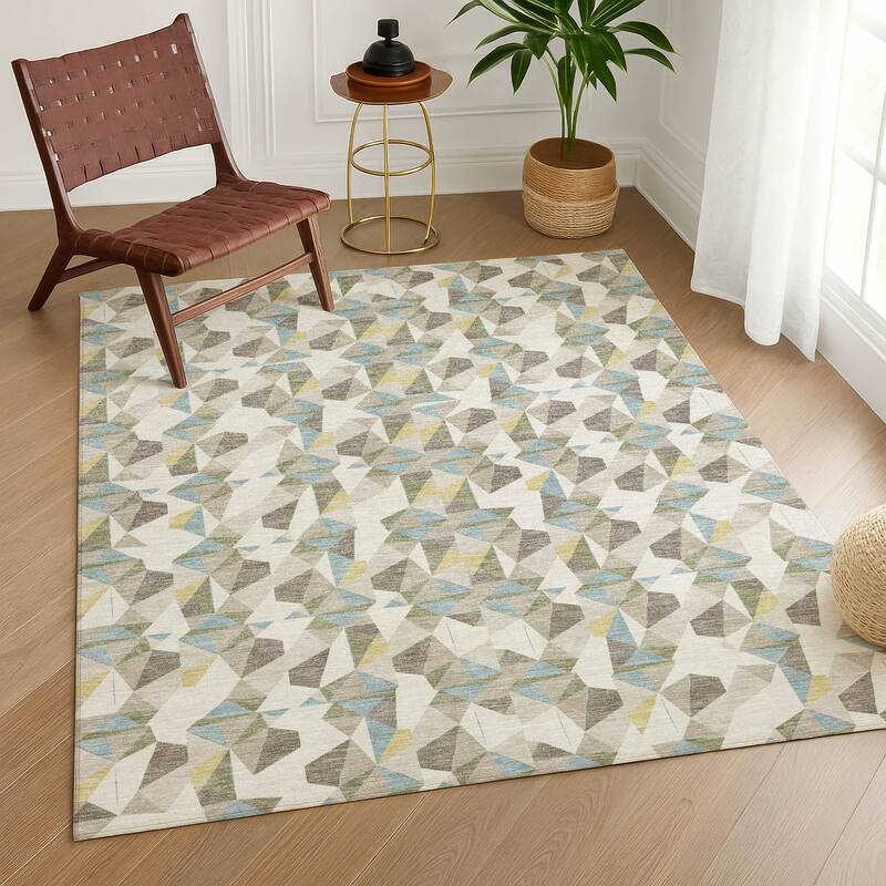 Machine Washable Indoor/ Outdoor Chic Hooper Chantille Rug