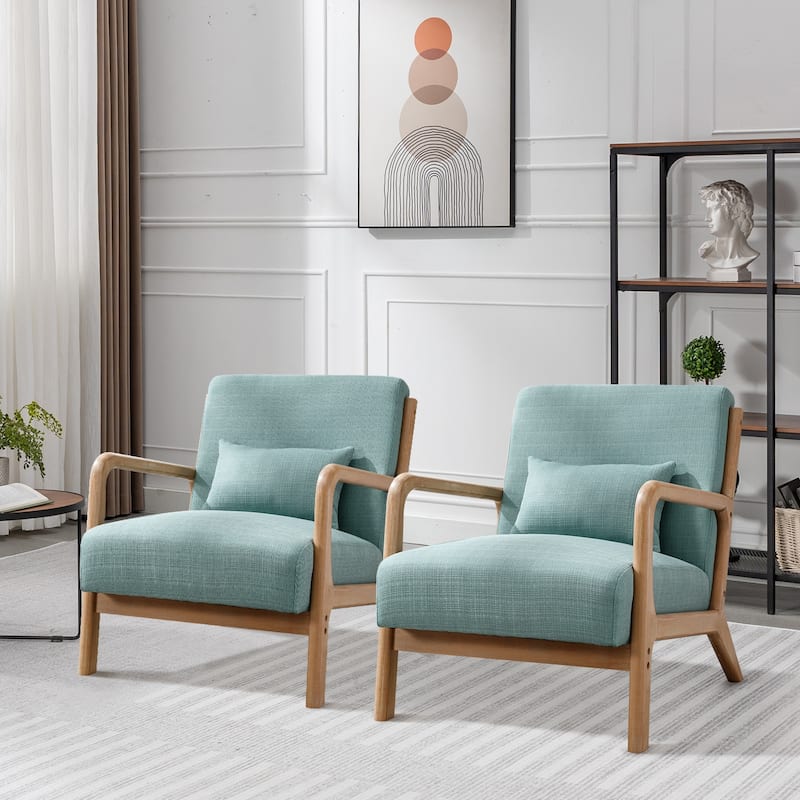 Aston Modern Solid wood Accent Chair for Living Room