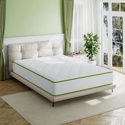 SweDrea Medium Pillow Top 10 in.Motion Isolation Mattress with CertiPUR-US, SGS and OEKO-TEX