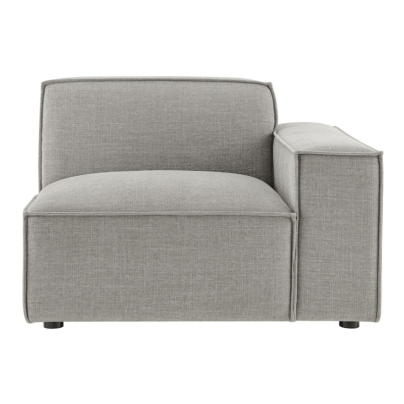 Restore Performance Fabric Upholstered Right-Facing Modular Lounge Chair