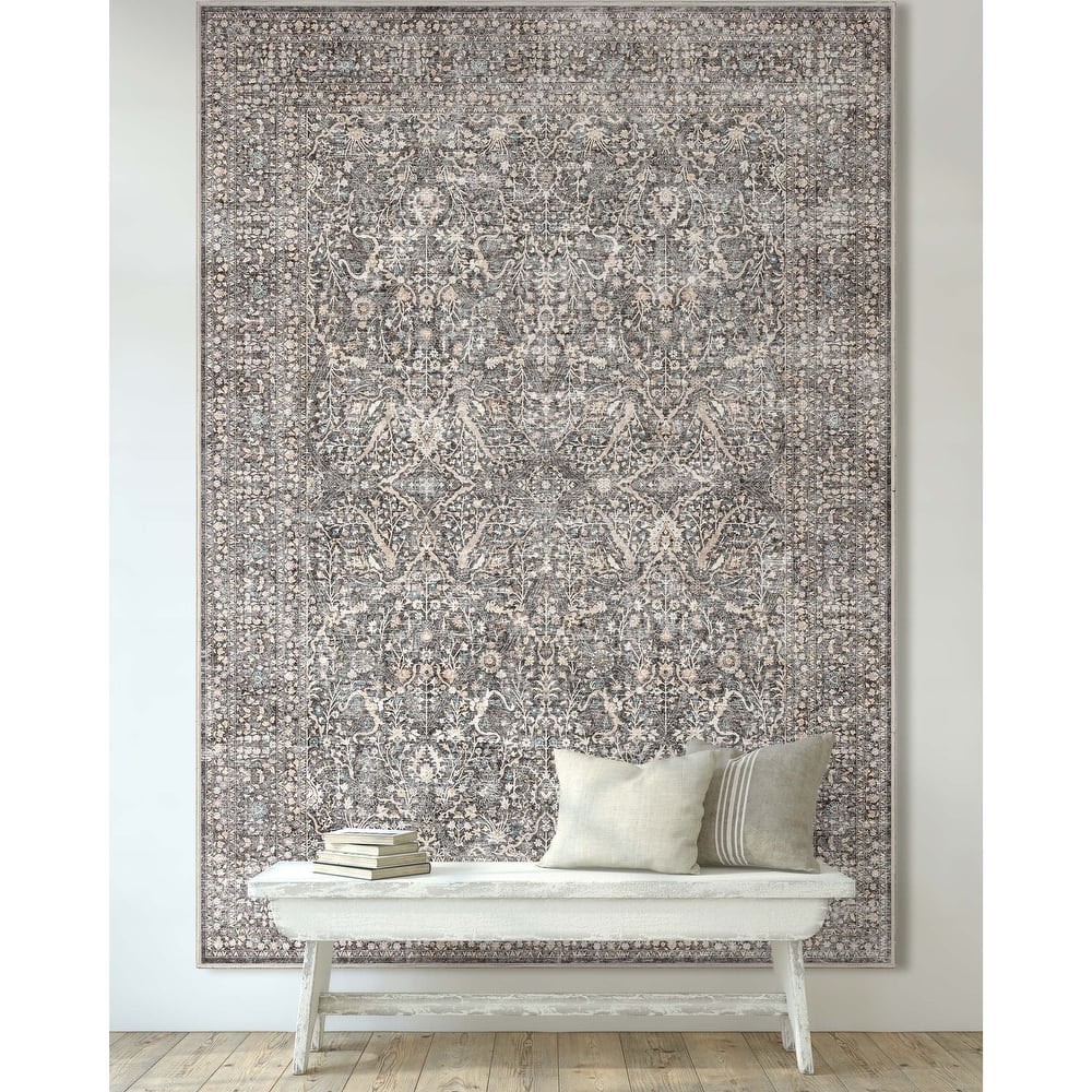 Well Woven Asha Isolde Vintage Oriental Flat-Weave Area Rug