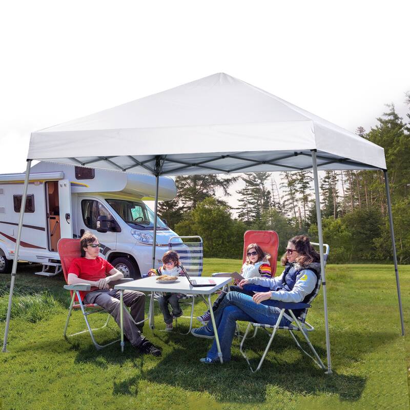 ABCCANOPY Portable Pop Up Canopy Tent Beach Canopy with Large Base - 10x10ft