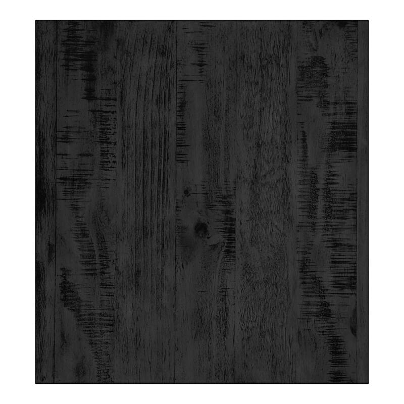 Bryson Rustic X-Base End Table with Shelf by iNSPIRE Q Classic