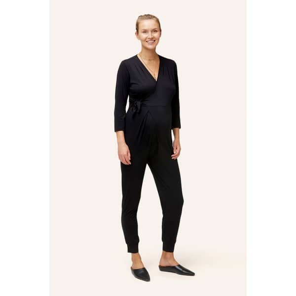 slide 2 of 7, Amabella Jumpsuit Extra Small - Black