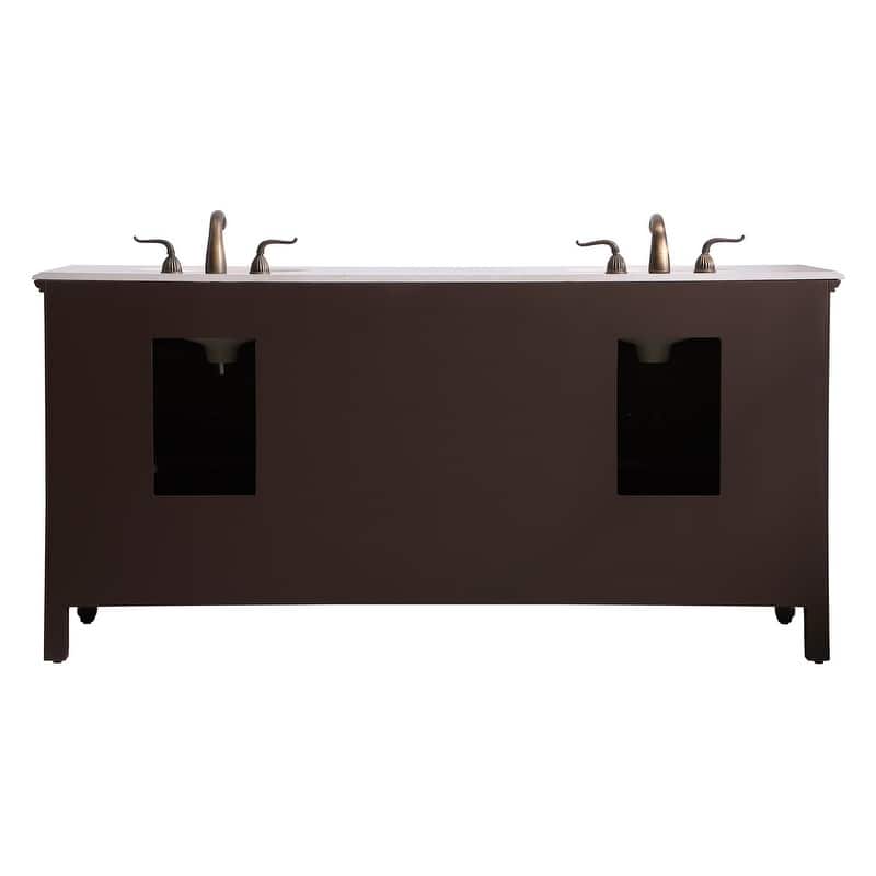 72" Double Bathroom Vanity Sink
