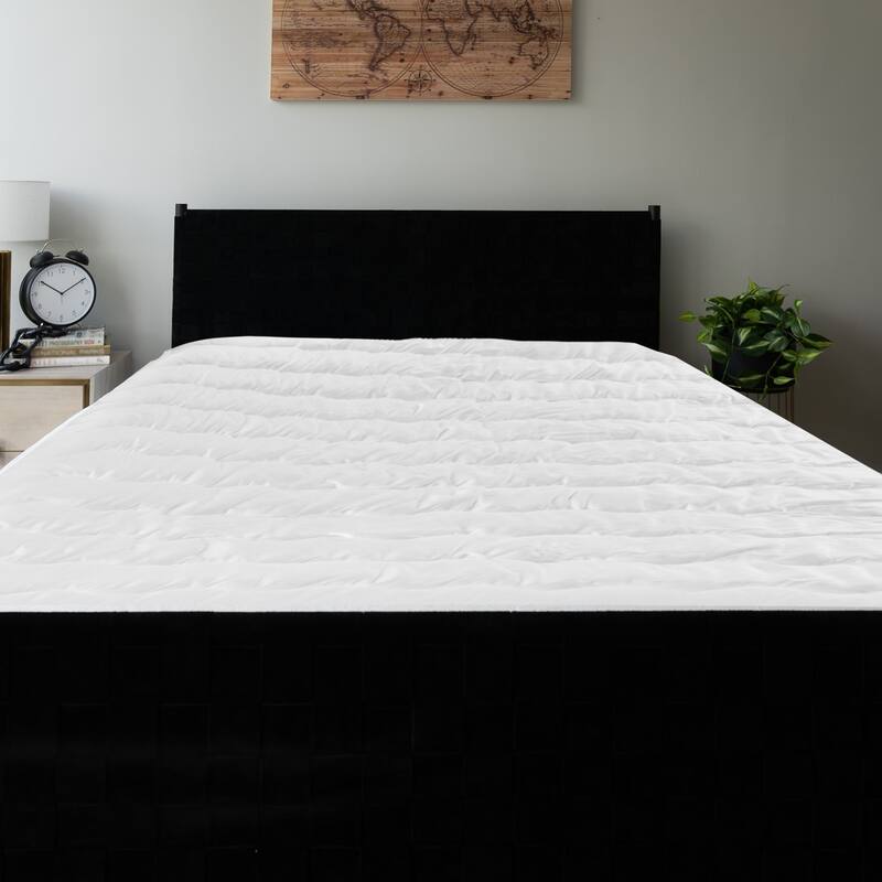 Sealy Cotton Moisture Wicking and Stain Release Mattress Pad - White