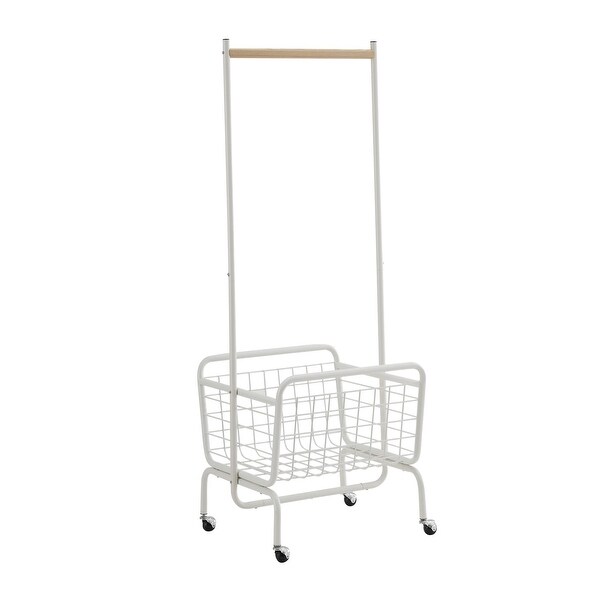 Bed bath and beyond clothes rack on wheels sales