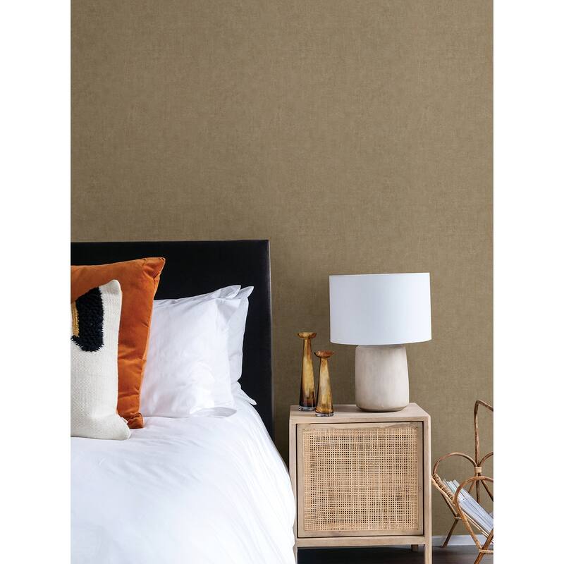 Advantage Maemi Gold Distressed Wallpaper - 20.9in x 396in x 0.025in - 20.9in x 396in x 0.025in