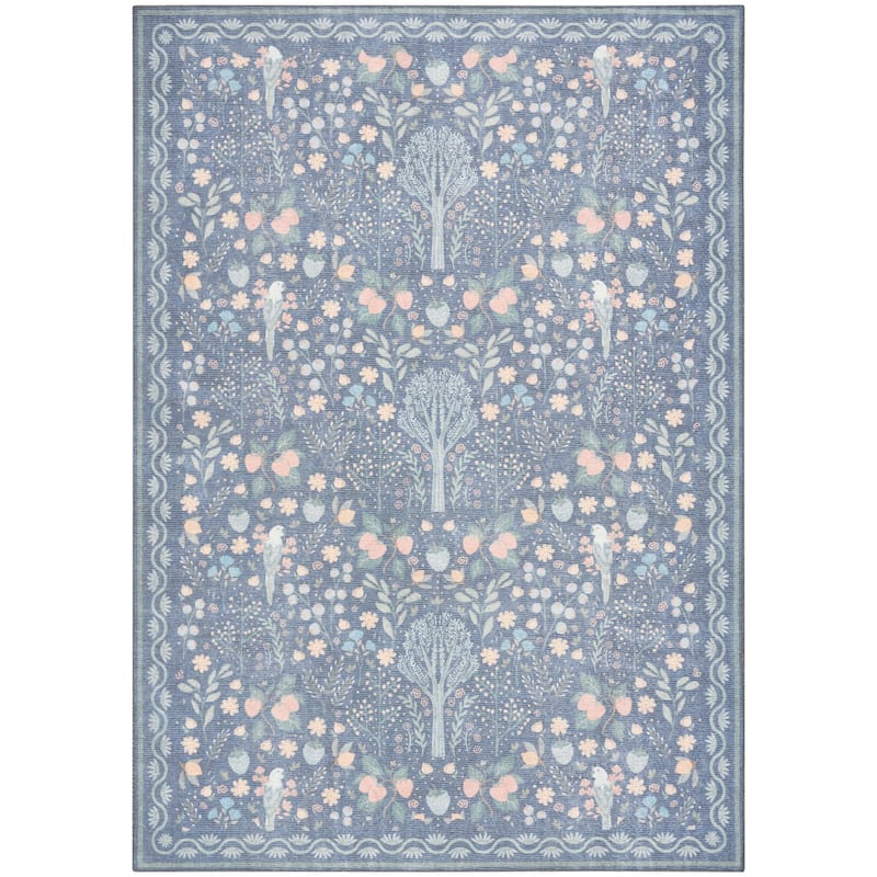 Nourison Botanical Washables Indoor only Chic Floral Area Rug