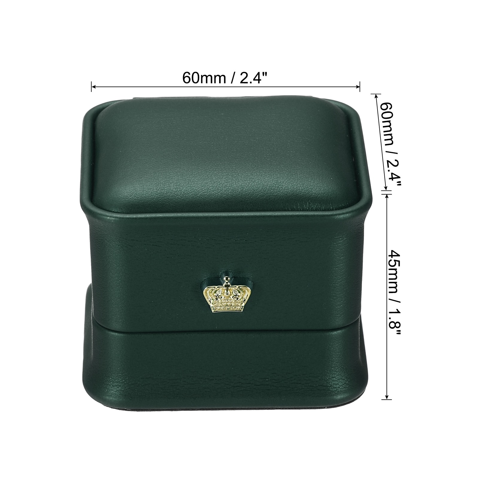 Velvet Ring Box, 2pcs Wedding Ring Box Vintage Jewelry Holder Style 4