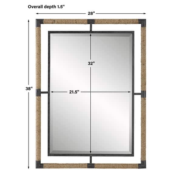 Uttermost Melville Iron & Rope Mirror