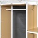 preview thumbnail 10 of 8, Twin Size Metal Loft Bed with Built-in Wardrobe,Desk and Shelves