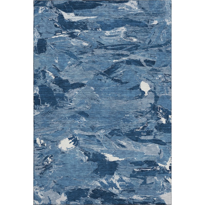 Premium Washable Super Soft Contemporary Brushstrokes Mayfield Rug