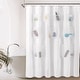 preview thumbnail 8 of 9, Mesh Pocket Water Repellent Shower Curtain