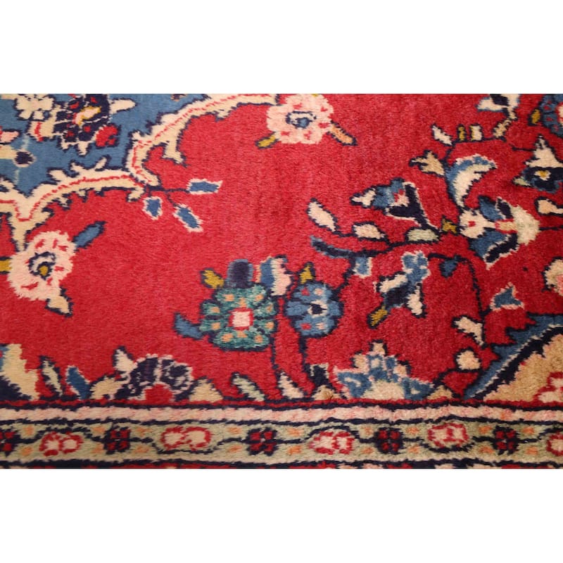 ECARPETGALLERY Hand-knotted Andelz Red Wool Rug - 4'6 x 7'1