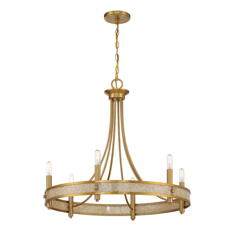 Savoy House 1-2053-6 Camden 6 Light 28" Wide Taper Candle Style