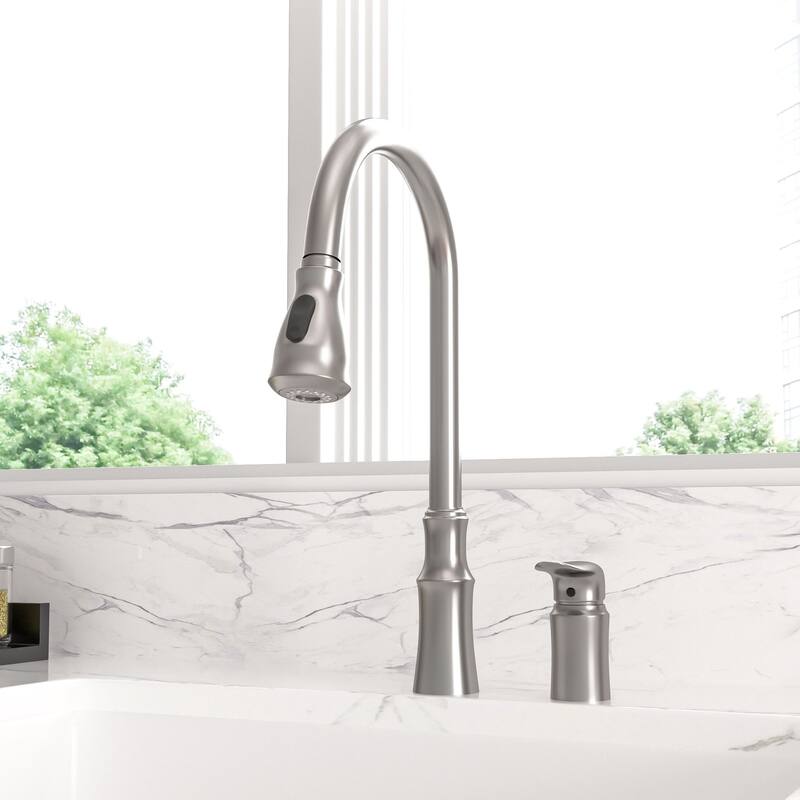 Lordear professional pull-out hot and cold water rotating kitchen faucets