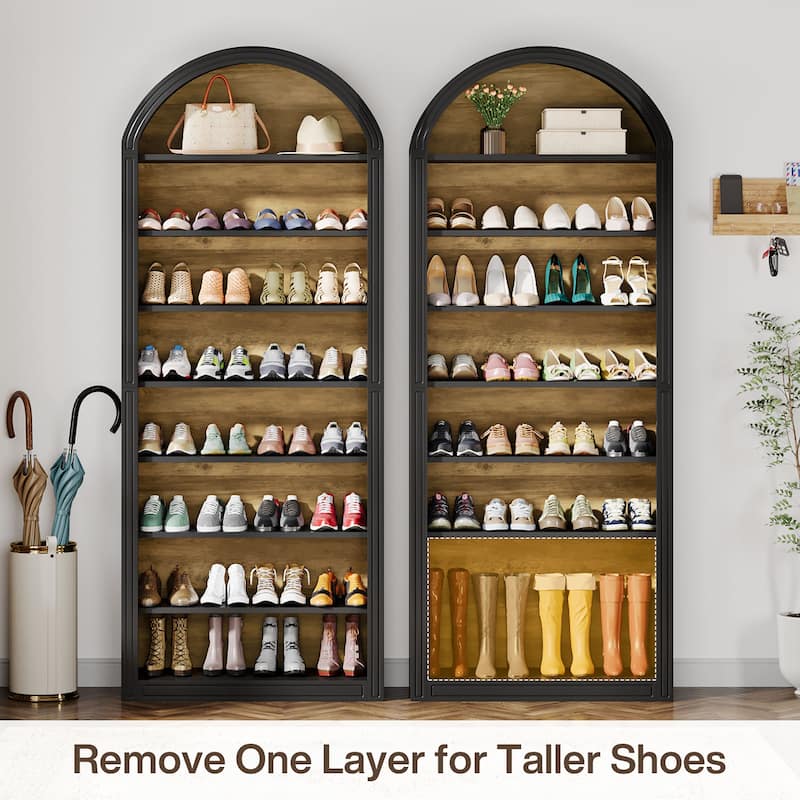 Tall Shoe Storage Cabinet for Entryway