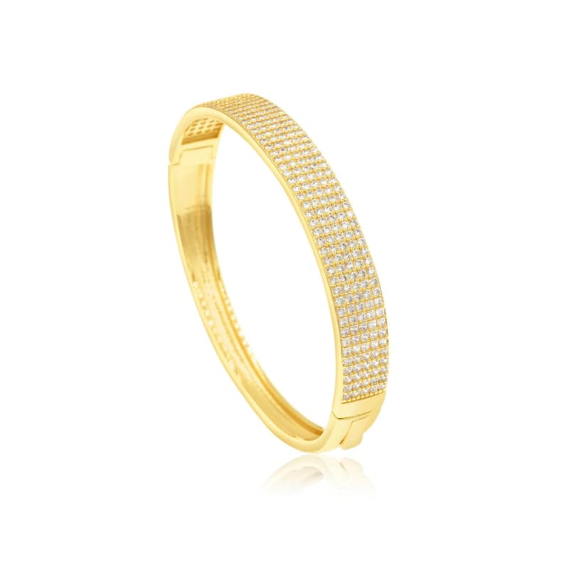 SHYMI Wide Pave Bangle