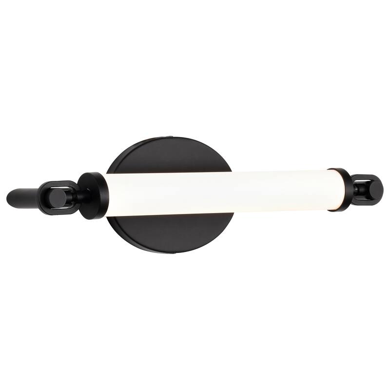 Edgeworth 16 Inch LED Vanity Matte Black Acrylic Lens
