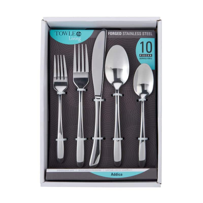 Towle Living Addica 10 Piece Flatware Set