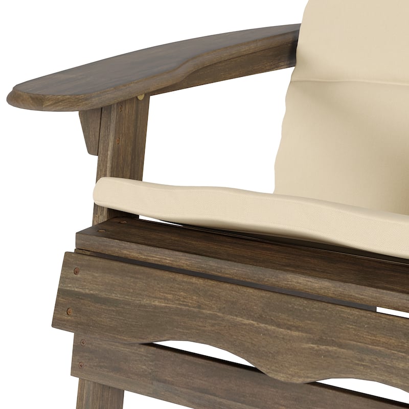 Malibu Outdoor Acacia Wood Folding Adirondack Chairs (Set of 2) by Christopher Knight Home