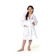 preview thumbnail 40 of 100, Sweet Kids 100% Polyester SUPER PLUSH Double Brushed Hooded Bathrobe with Navy Script Monogram