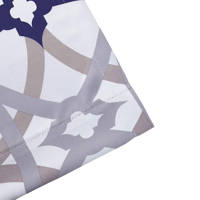 Carson Carrington Jarvenpaa Geo Trellis Pattern Tie-up Shade