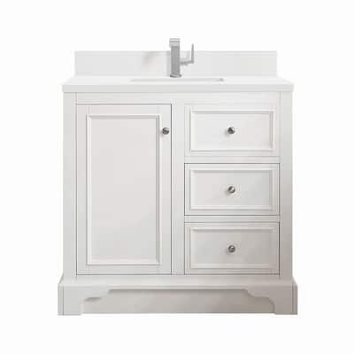 James Martin Vanities 825-V36-1WZ De Soto 36" Single Basin Poplar Wood