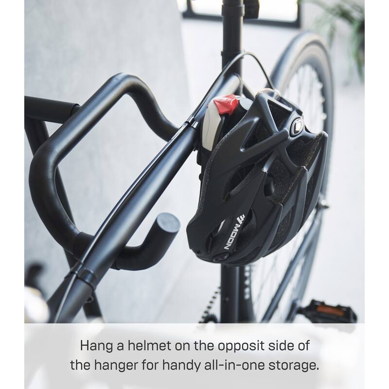 Yamazaki Home Bicycle Stand, Steel, Holds 26.5 lbs - L 12.99 x W 14.96 x H 37.01 inches