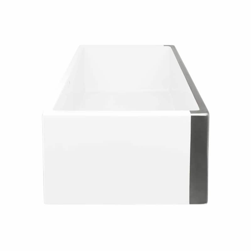 Dreamer Fireclay Farmhouse Kitchen Sink - 30" x 17.75" x 10"