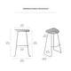 preview thumbnail 73 of 72, MH London Romboss Handmade Mango Wood Saddle Seat Stool